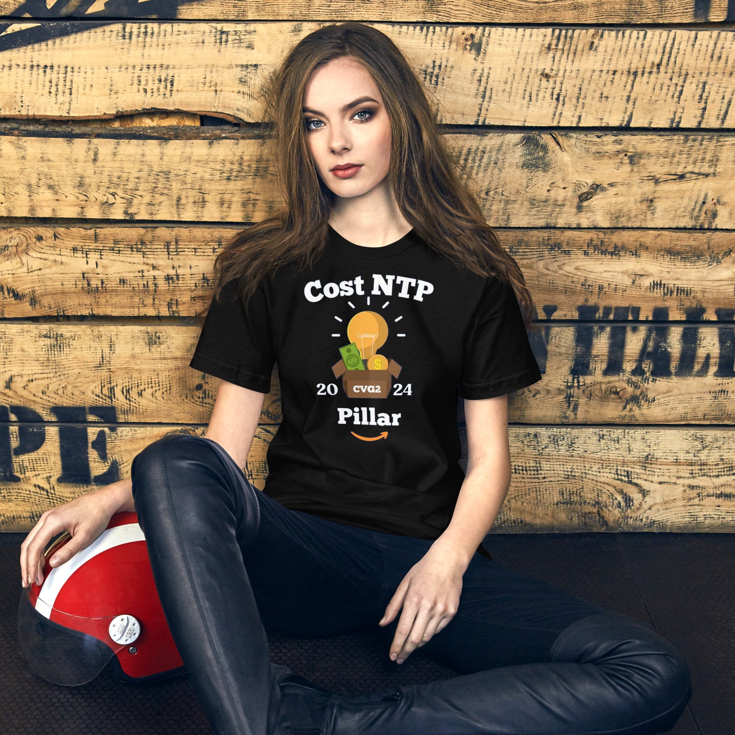 Cost NTP White Font Unisex t-shirt