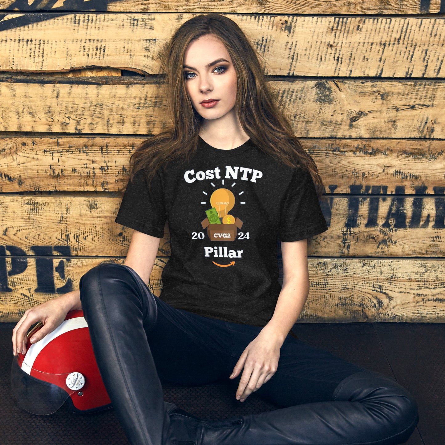 Cost NTP White Font Unisex t-shirt