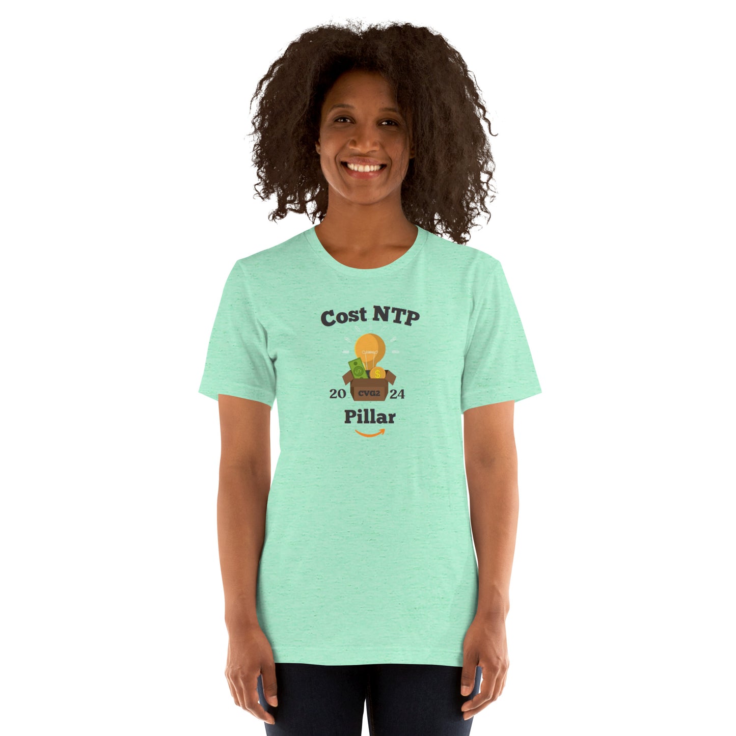 Cost/NTP Black Font Unisex t-shirt