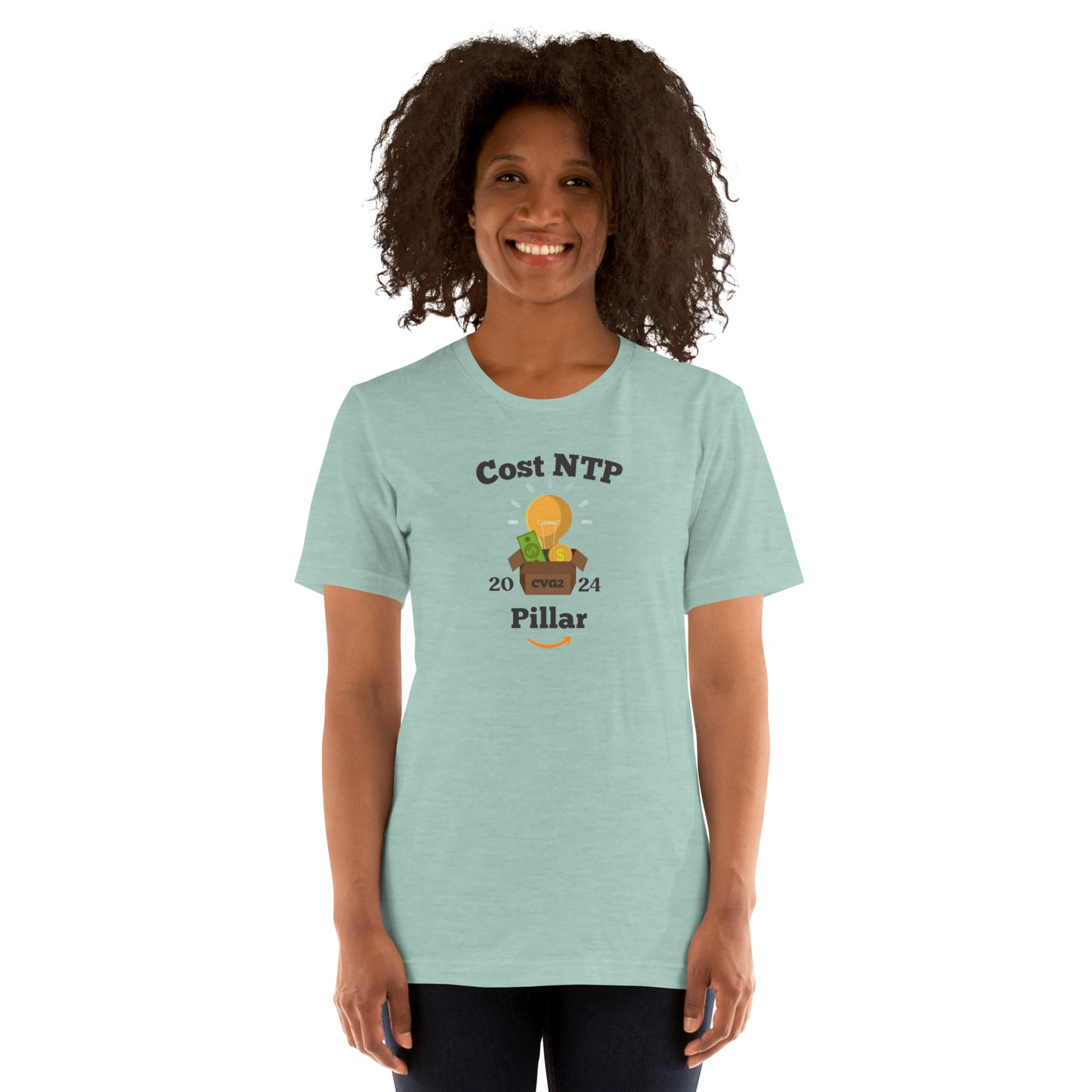 Cost/NTP Black Font Unisex t-shirt