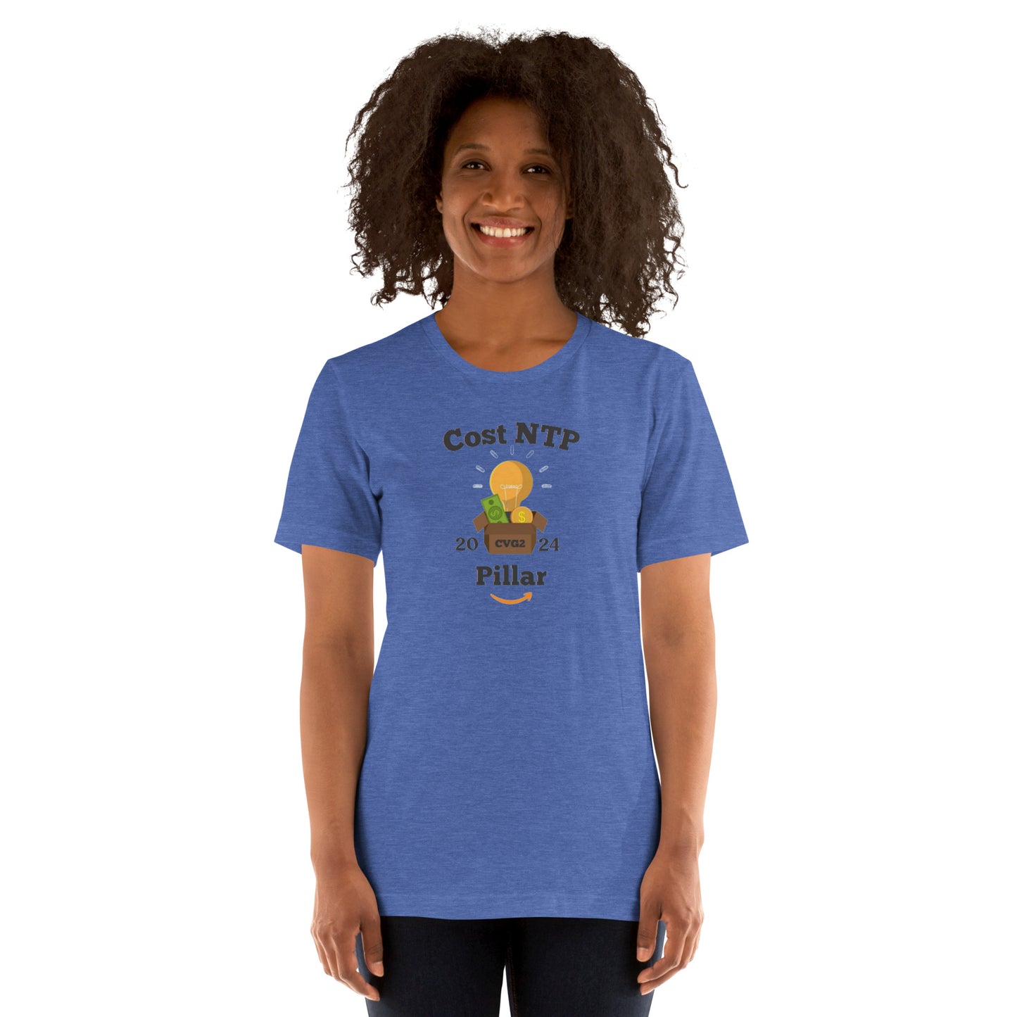 Cost/NTP Black Font Unisex t-shirt