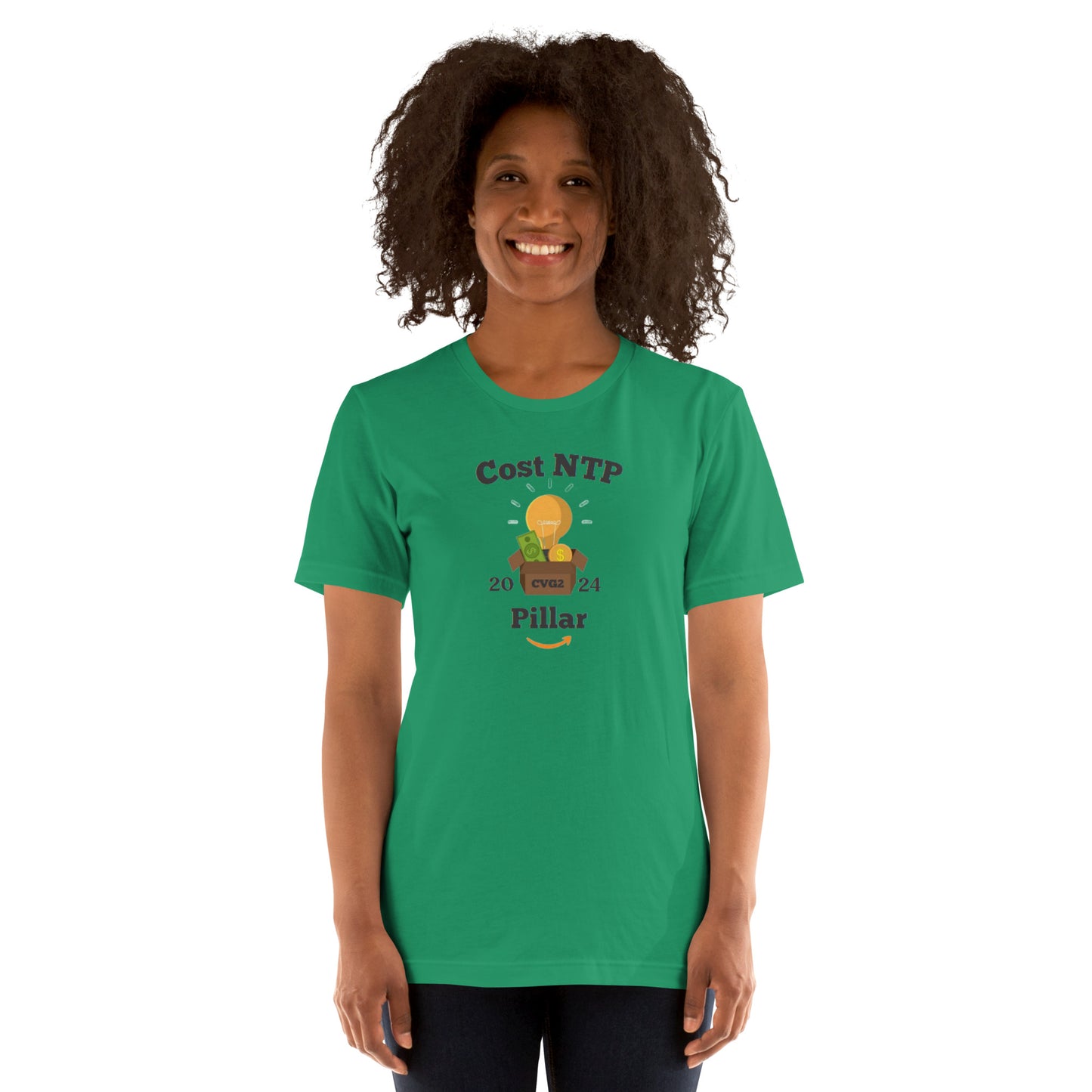 Cost/NTP Black Font Unisex t-shirt