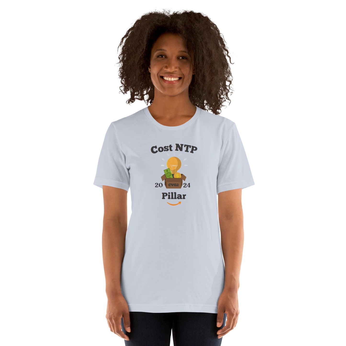 Cost/NTP Black Font Unisex t-shirt