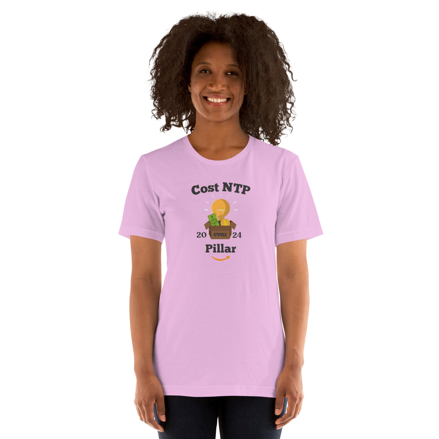 Cost/NTP Black Font Unisex t-shirt