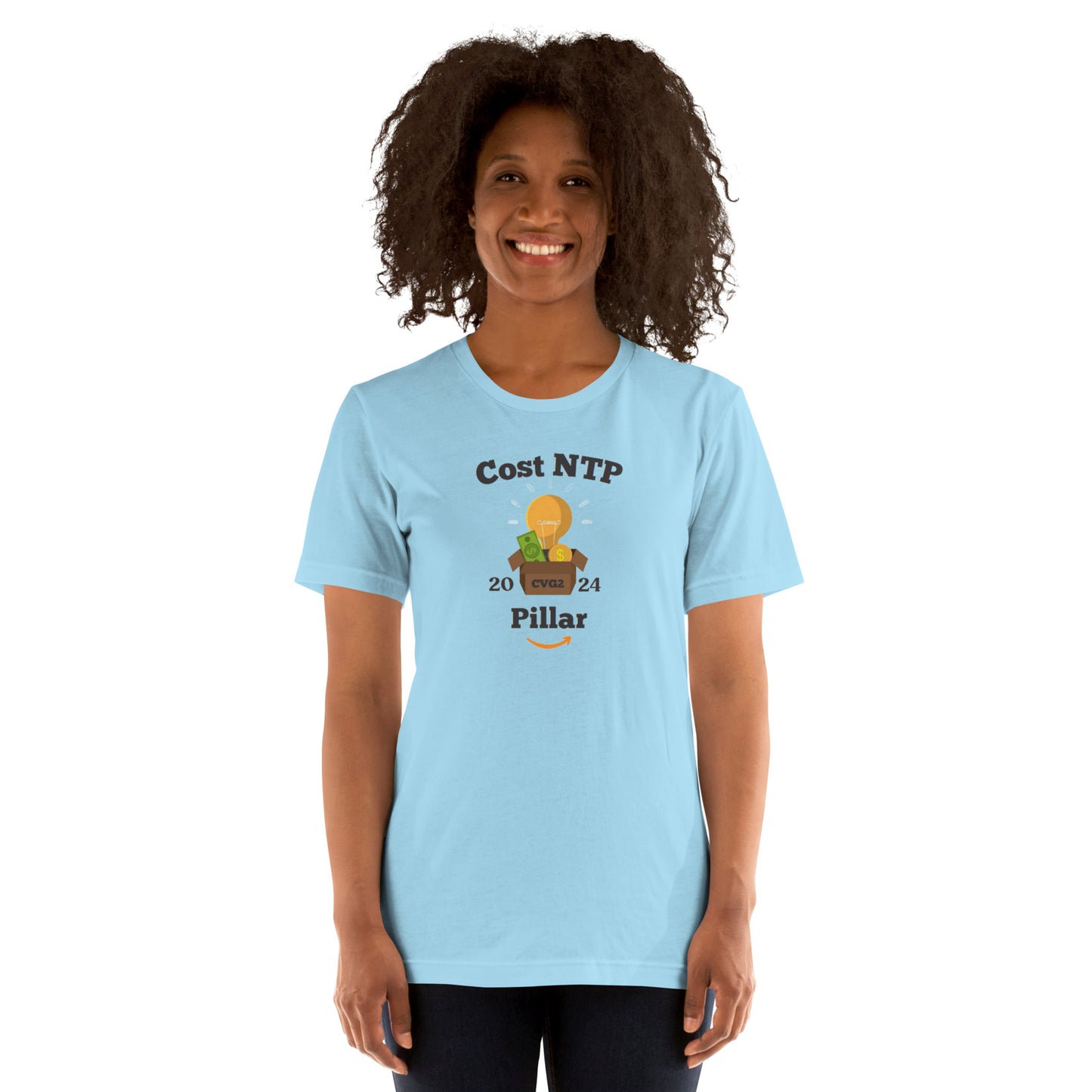 Cost/NTP Black Font Unisex t-shirt