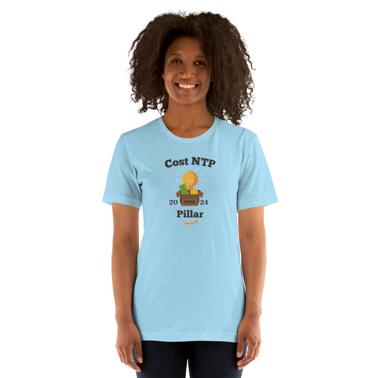 Cost/NTP Black Font Unisex t-shirt