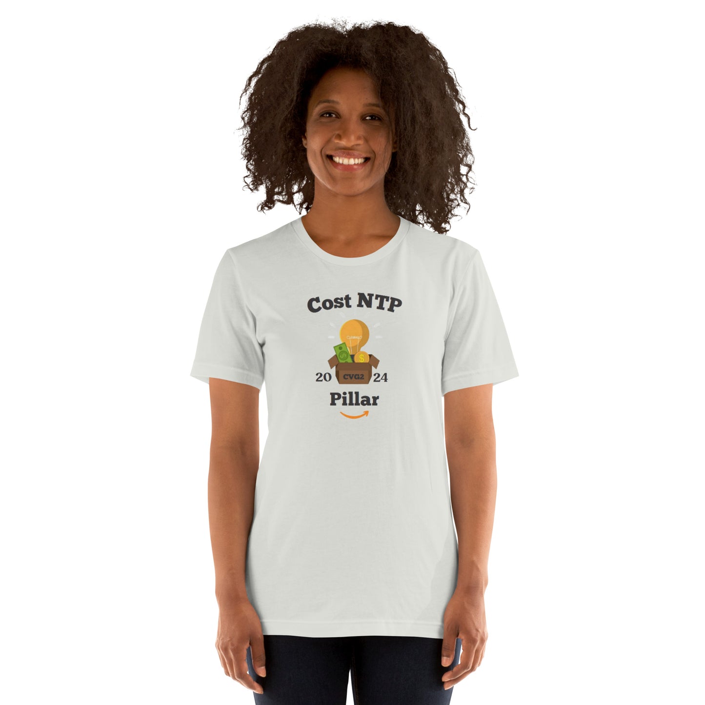 Cost/NTP Black Font Unisex t-shirt