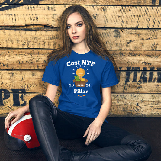 Cost NTP White Font Unisex t-shirt