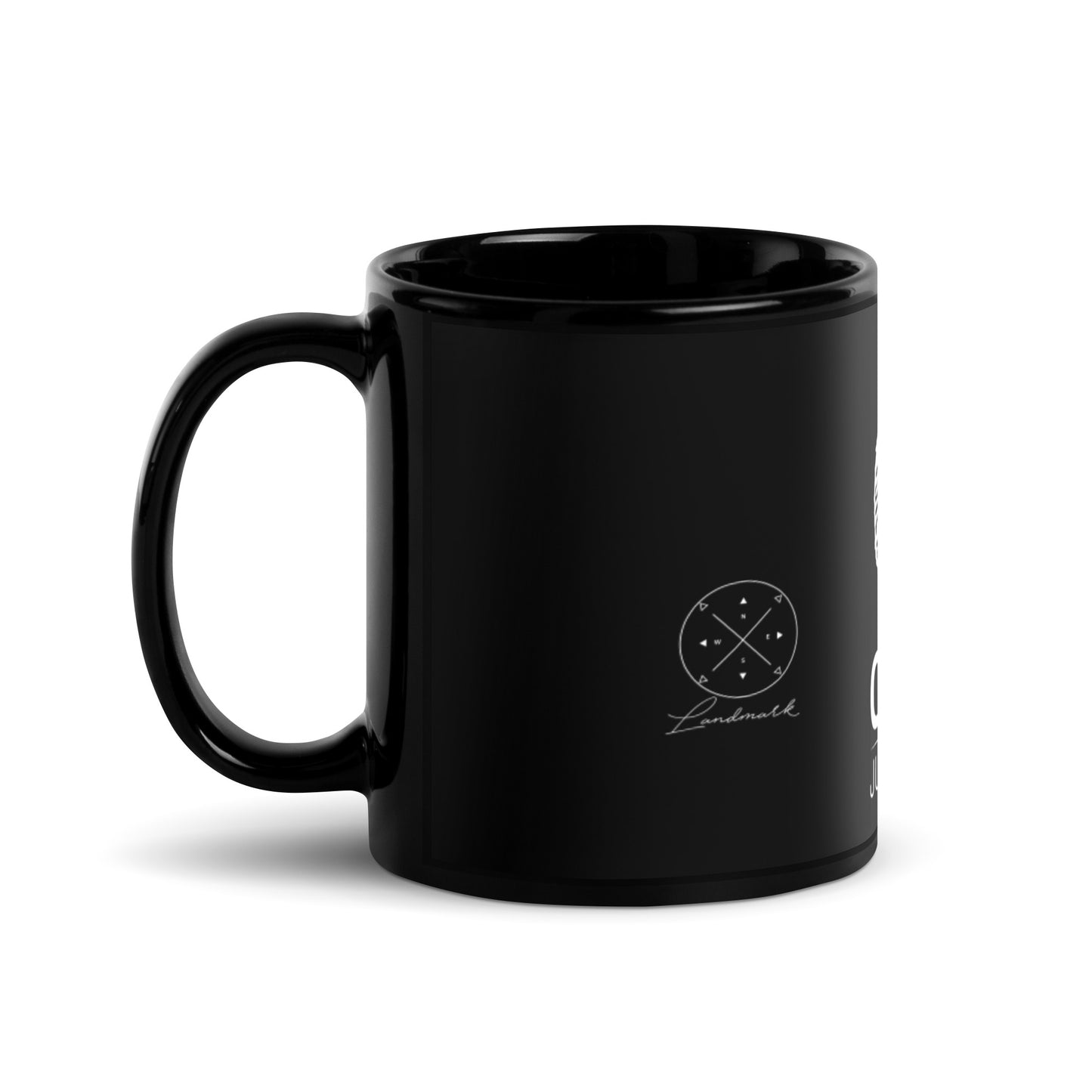 Cincy Juncta Juvant - Black Glossy Mug