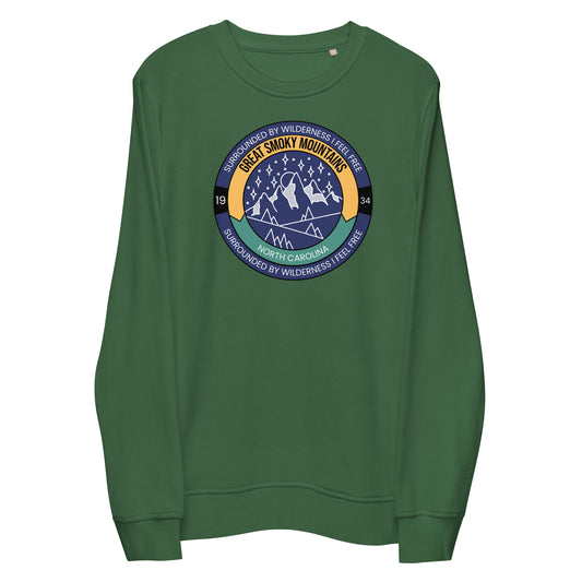 Great Smoky Mt. - Unisex organic sweatshirt
