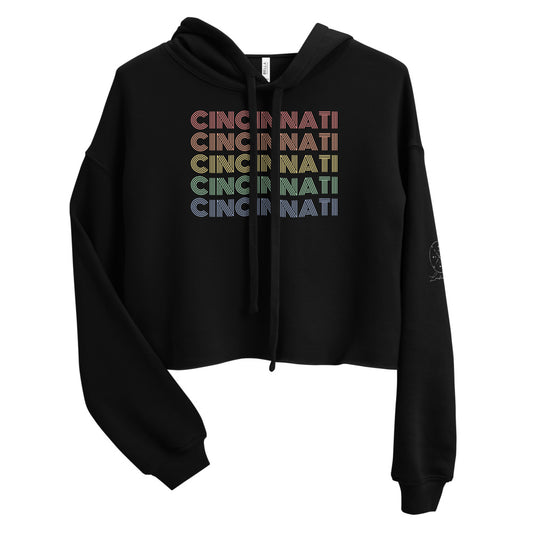 Cincinnati "Pride" Crop Hoodie