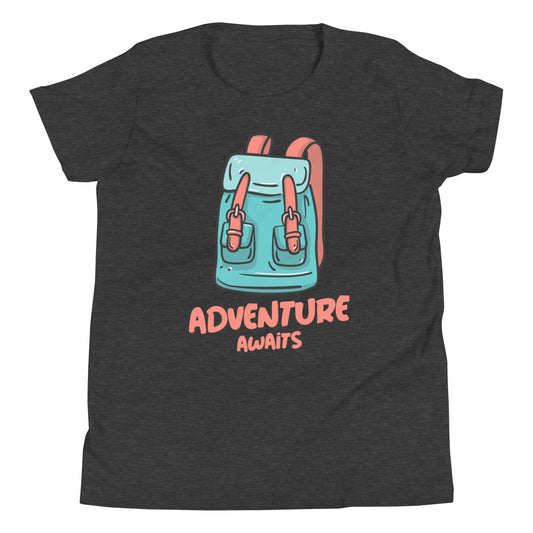 "Adventure Awaits" Youth Short Sleeve Tee