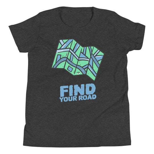 "Find Your Road" Youth Short Sleeve Tee